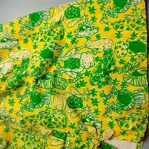 Lily Pulitzer frog skirt size 2